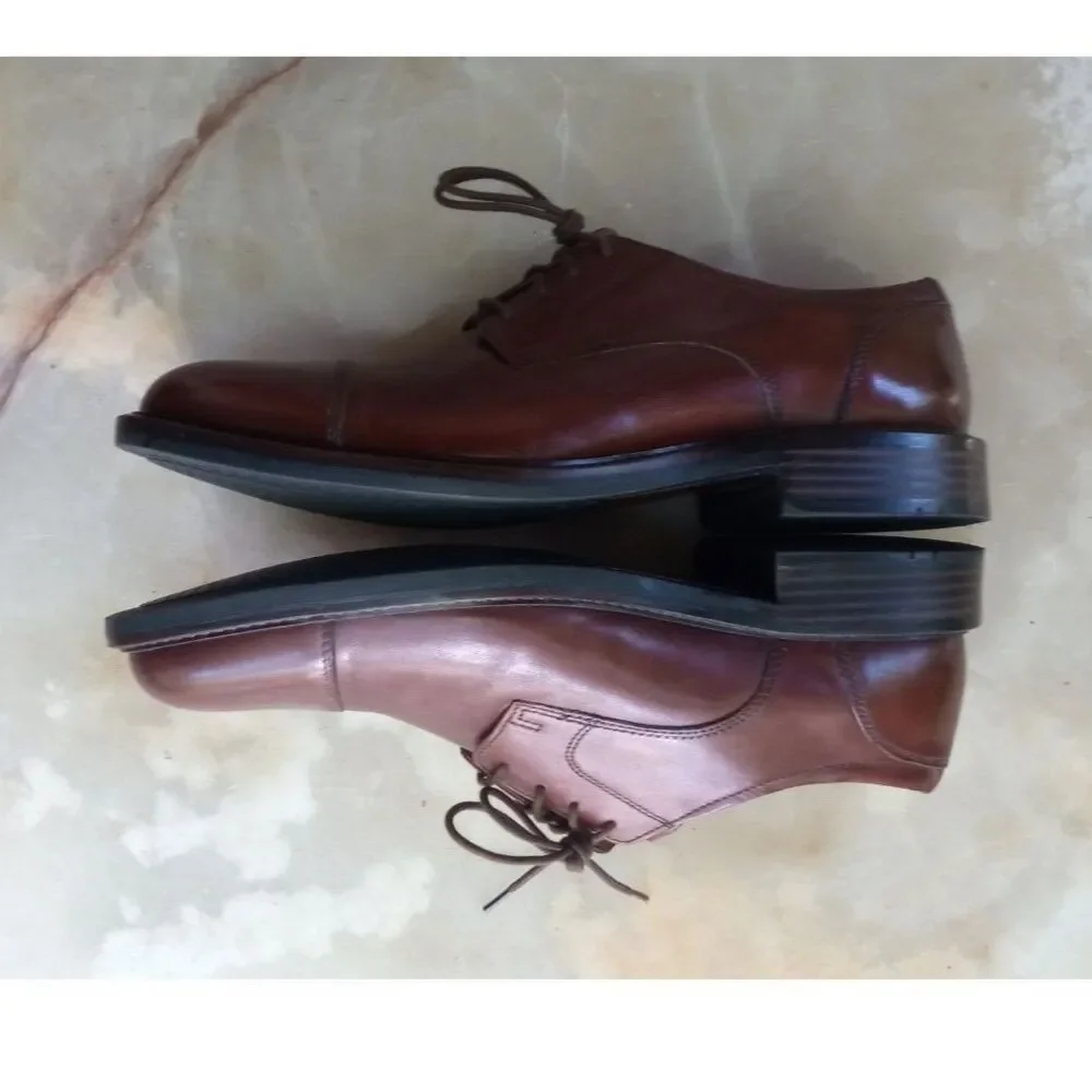 Johnston & Murphy Tabor Calfskin Oxfords Men's size 10M